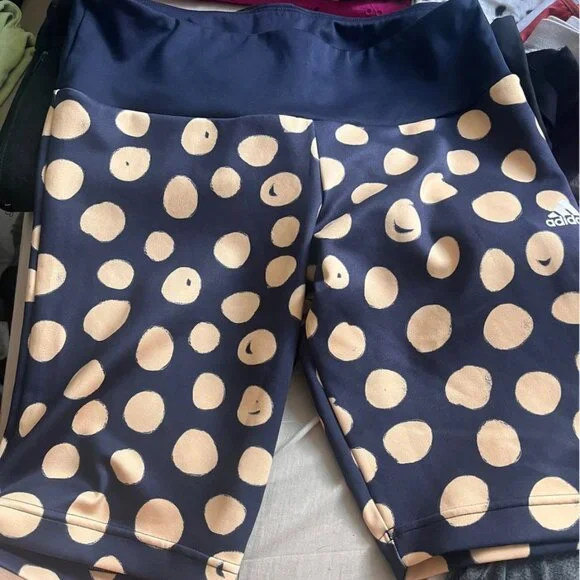 Farm Rio X Adidas High Rise Bike Shorts Size 3X - Picture 2 of 2